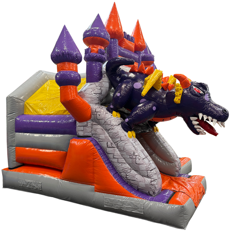 Combo Mini 3D Drachenschloss Hüpfburg