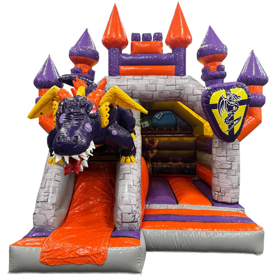 Combo Mini 3D Drachenschloss Hüpfburg