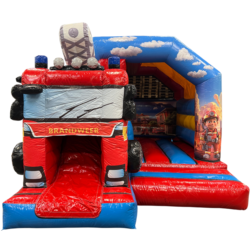 Combo Mini 3D Fire Truck Inflatable