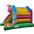 Hüpfburg Combo Mini 3D Flamingo
