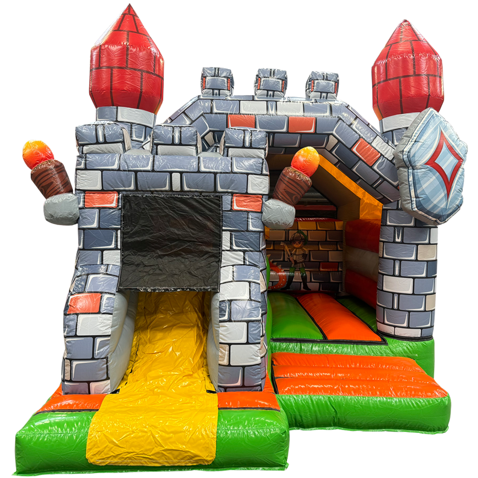 Combo Mini 3D Ridder Springkasteel