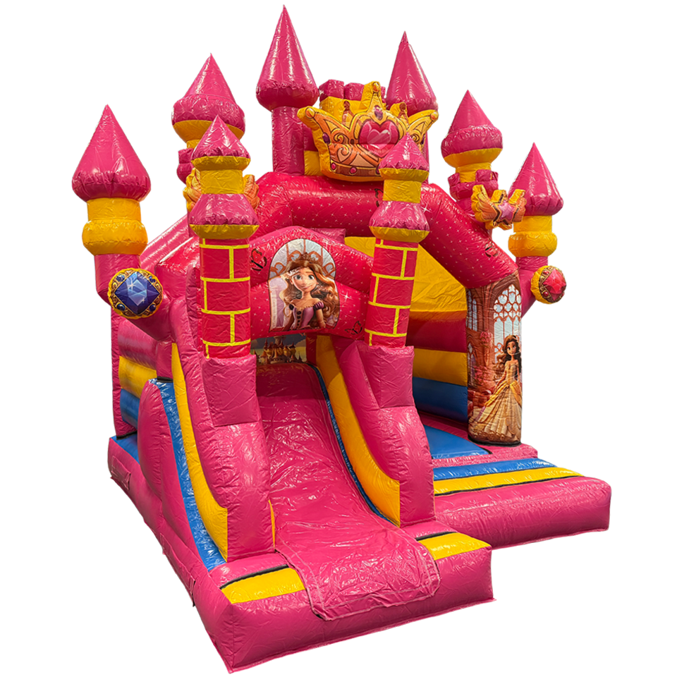 Combo Mini 3D Prinzessinnenschloss Hüpfburg