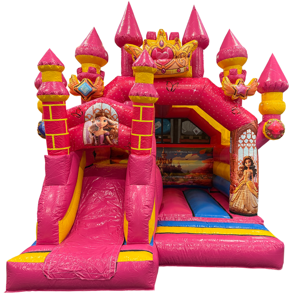 Combo Mini 3D Prinzessinnenschloss Hüpfburg