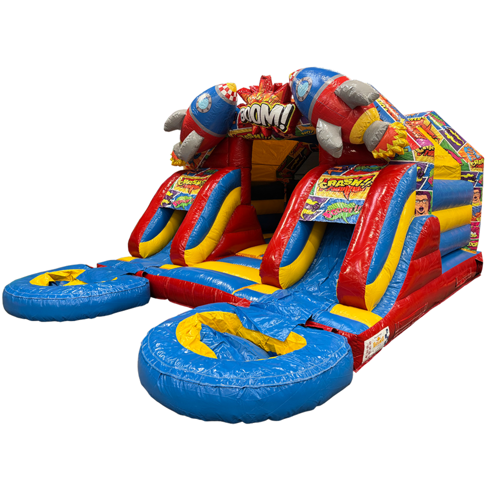 Combo Midi 2 Slides Comic Inflatable
