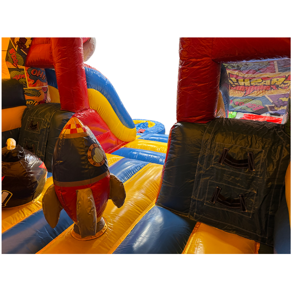 Combo Midi 2 Slides Comic Inflatable