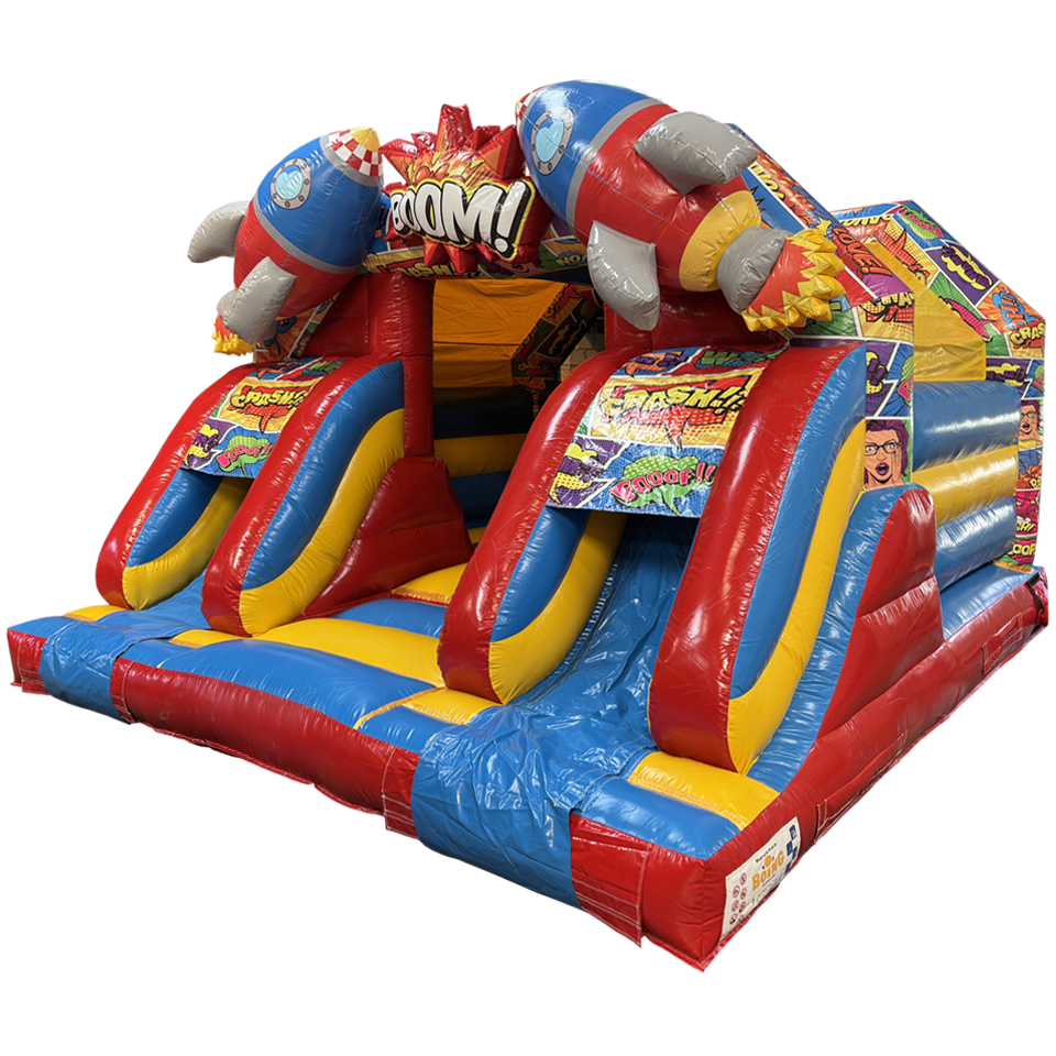 Combo Midi 2 Slides Comic Inflatable