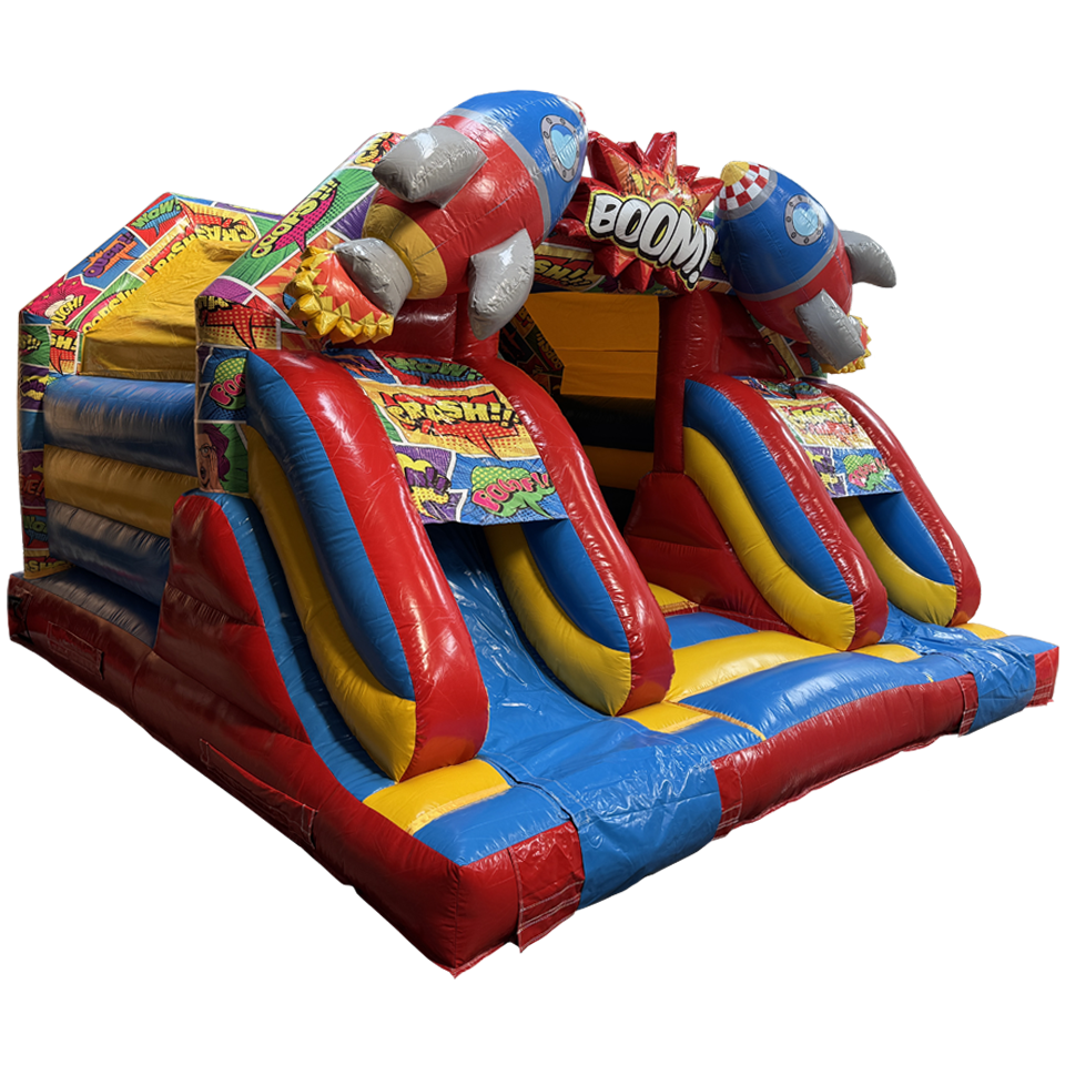 Combo Midi 2 Slides Comic Inflatable