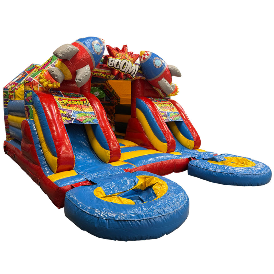 Combo Midi 2 Slides Comic Inflatable