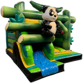 Hüpfburg Combo Midi 3D Panda mit Hindernissen und Rutsche