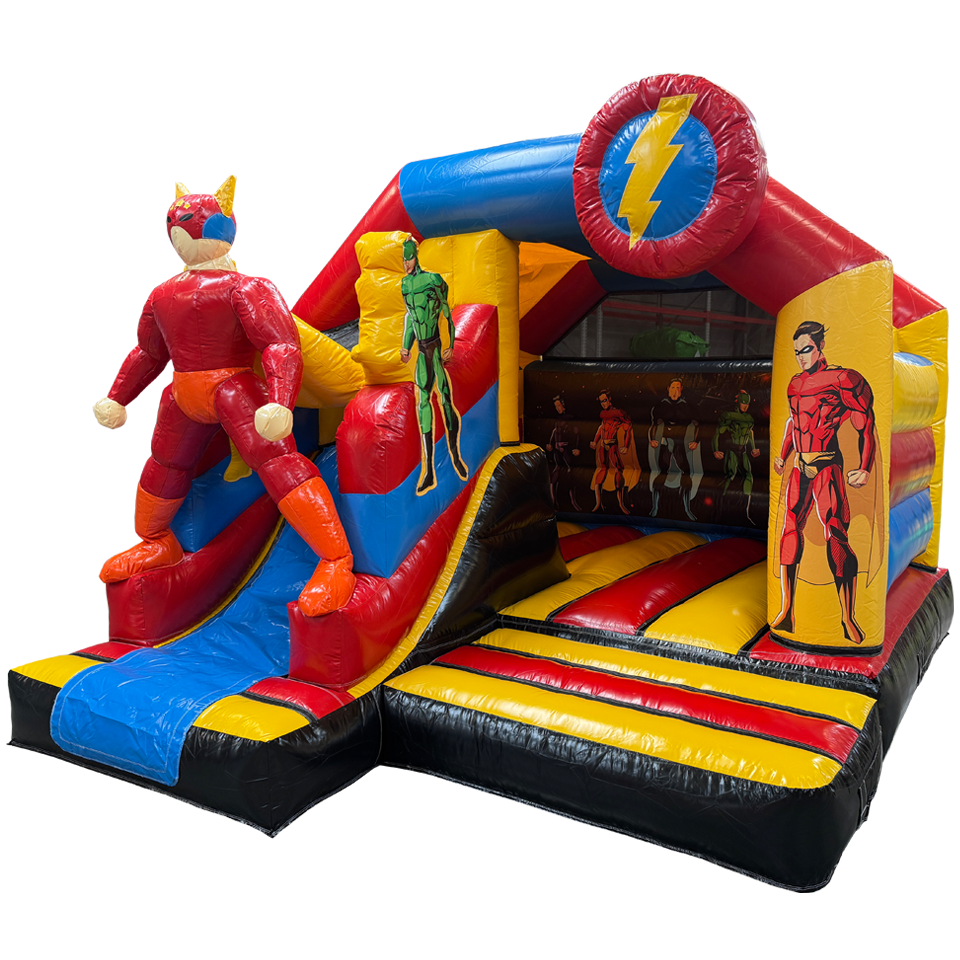 Hüpfburg Combo Mini 3D Superhelden