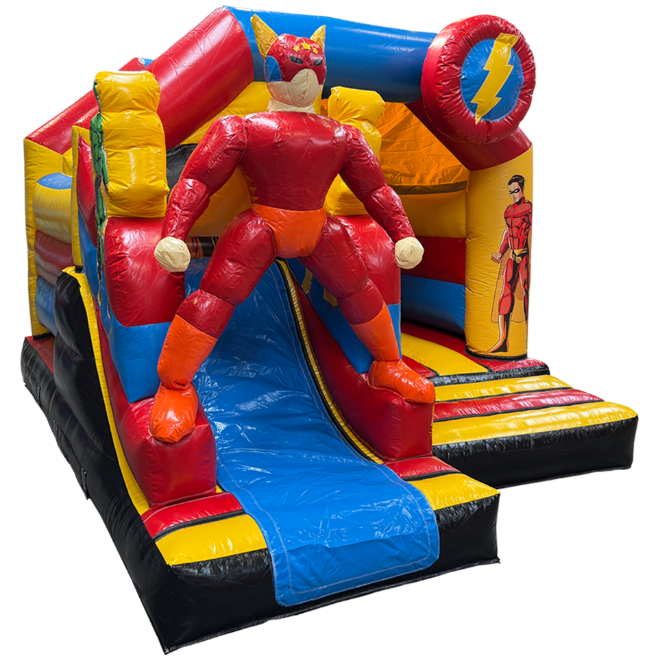 Hüpfburg Combo Mini 3D Superhelden