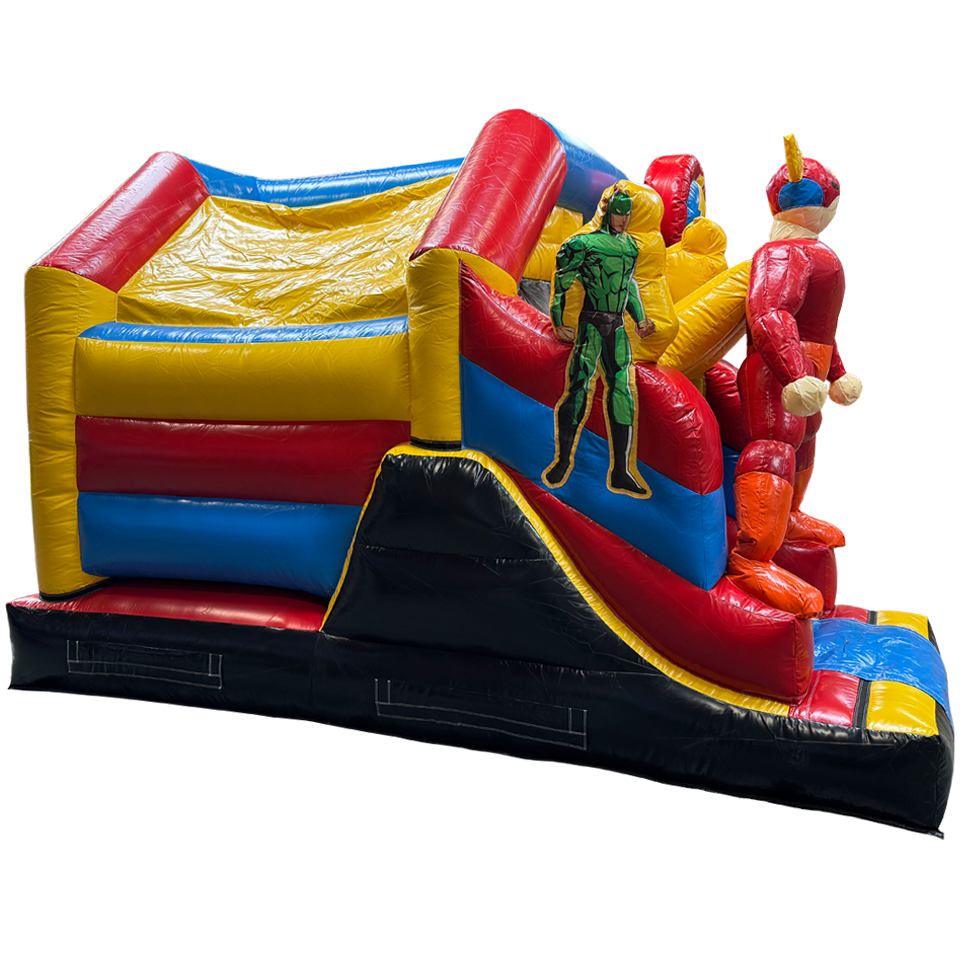 Hüpfburg Combo Mini 3D Superhelden
