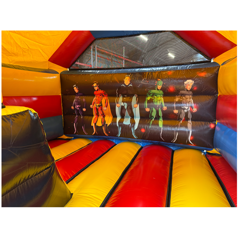 Hüpfburg Combo Mini 3D Superhelden