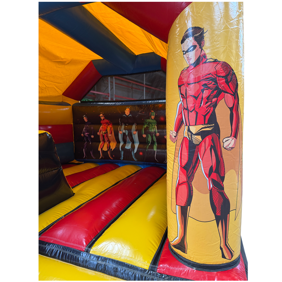 Hüpfburg Combo Mini 3D Superhelden