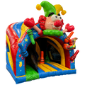 Hüpfburg Curve Bounce N Slide Clown