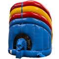 Hüpfburg Curve Bounce N Slide Clown