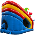 Hüpfburg Curve Bounce N Slide Clown