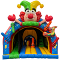 Hüpfburg Curve Bounce N Slide Clown