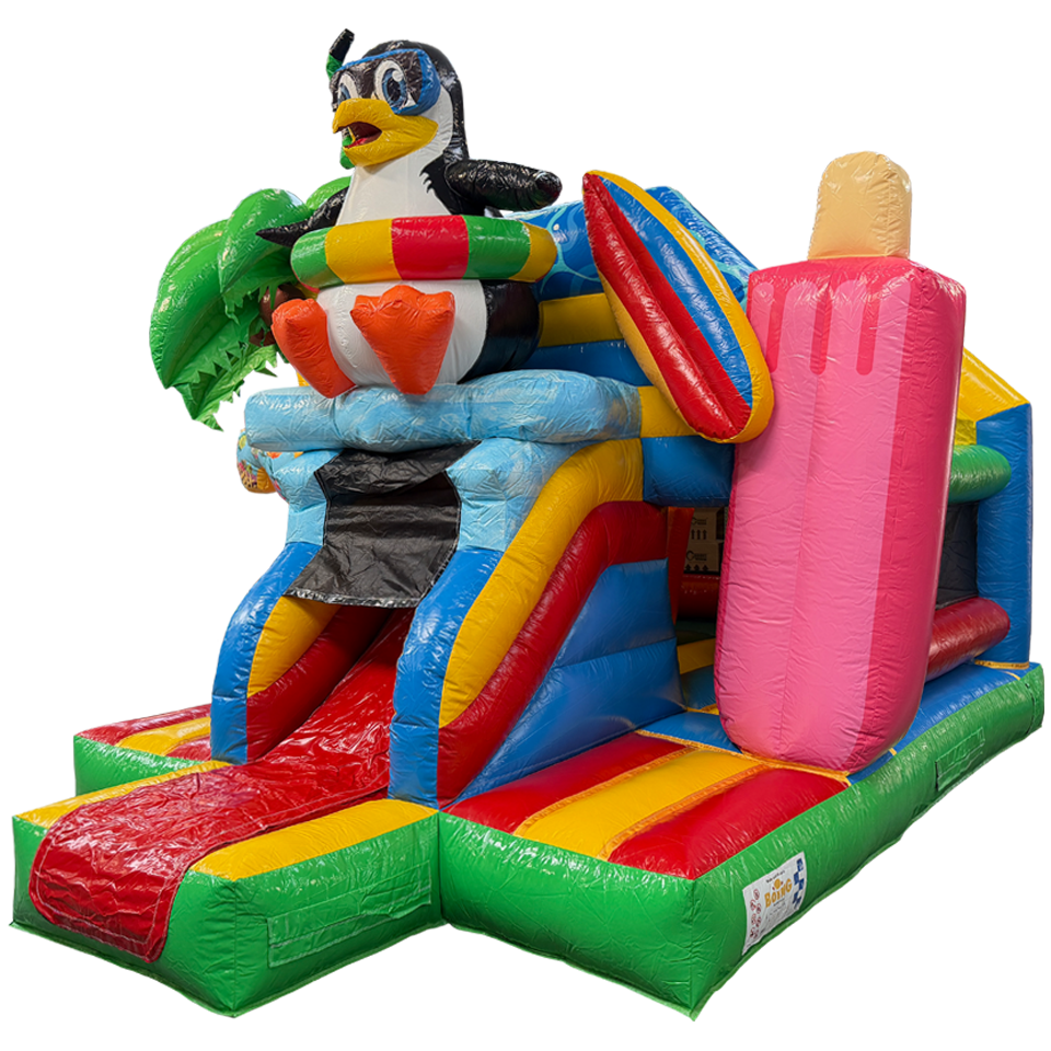 Fframe Midi Crazy Pinguin Hüpfburg