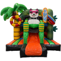 Hüpfburg Fframe Midi Surfing Panda