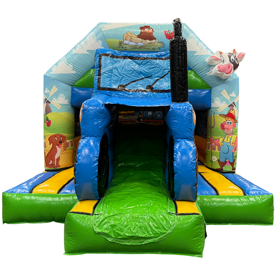 Fframe Midi Tractor Springkasteel