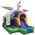 Hüpfburg Fframe Midi Weißes Einhorn