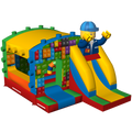 Hüpfburg Funbox Midi Farbige Blöcke