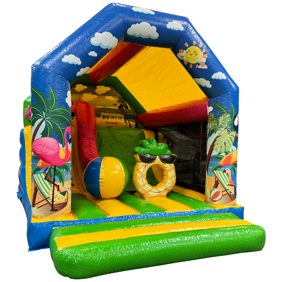 Inslide Maxi Plage Tropicale Château Gonflable 