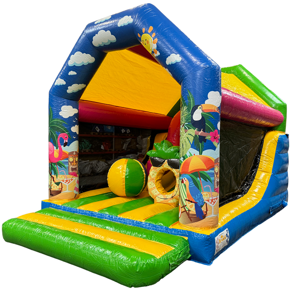 Inslide Maxi Plage Tropicale Château Gonflable 