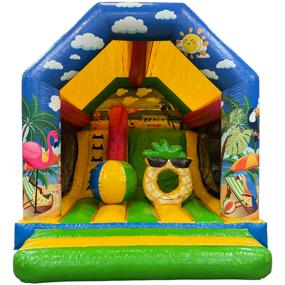 Inslide Maxi Plage Tropicale Château Gonflable 