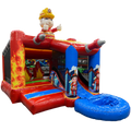  Hüpfburg Jump N Slide Feuerwehr 