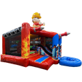  Hüpfburg Jump N Slide Feuerwehr 