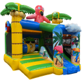 Hüpfburg Jump N Slide Flamingo