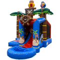 Hüpfburg Jump N Slide Piratenboot