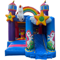 Hüpfburg Jump N Slide Einhorn