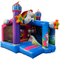 Hüpfburg Jump N Slide Einhorn