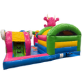 Hüpfburg Kinderpark Cookie Monster Fuchsia