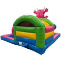 Hüpfburg Kinderpark Cookie Monster Fuchsia