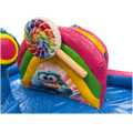 Hüpfburg Kinderpark Cookie Monster Fuchsia