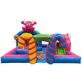 Hüpfburg Kinderpark Cookie Monster Fuchsia