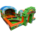 Hüpfburg Kinderpark Dinosaurier
