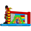 Hüpfburg Multiplay Maxi 2 Rutschen Clown
