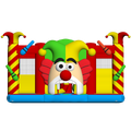 Hüpfburg Multiplay Maxi 2 Rutschen Clownkopf