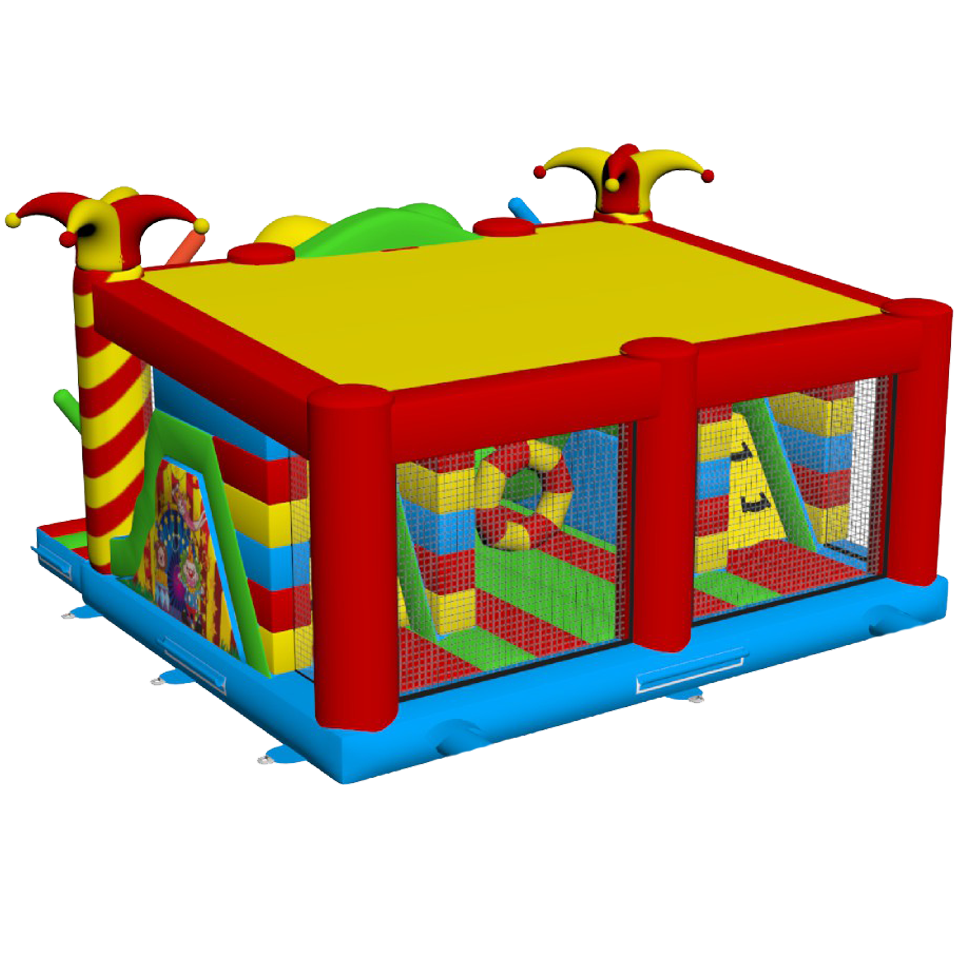 Multiplay Maxi 2 Toboggans Tête de Clown