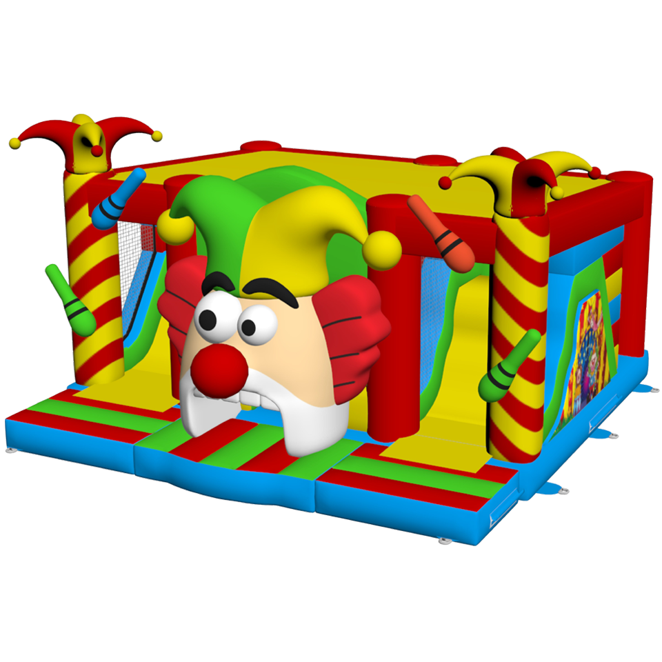Multiplay Maxi 2 Rutschen Clownskopf