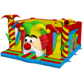 Hüpfburg Multiplay Maxi 2 Rutschen Clownkopf