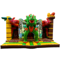 Hüpfburg Multiplay Maxi 2 Rutschen Dinosaurier