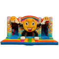 Hüpfburg Multiplay Maxi 2 Rutschen Emoji