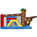 Hüpfburg Multiplay Maxi 2 Rutschen Piratenboot