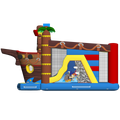 Hüpfburg Multiplay Maxi 2 Rutschen Piratenboot